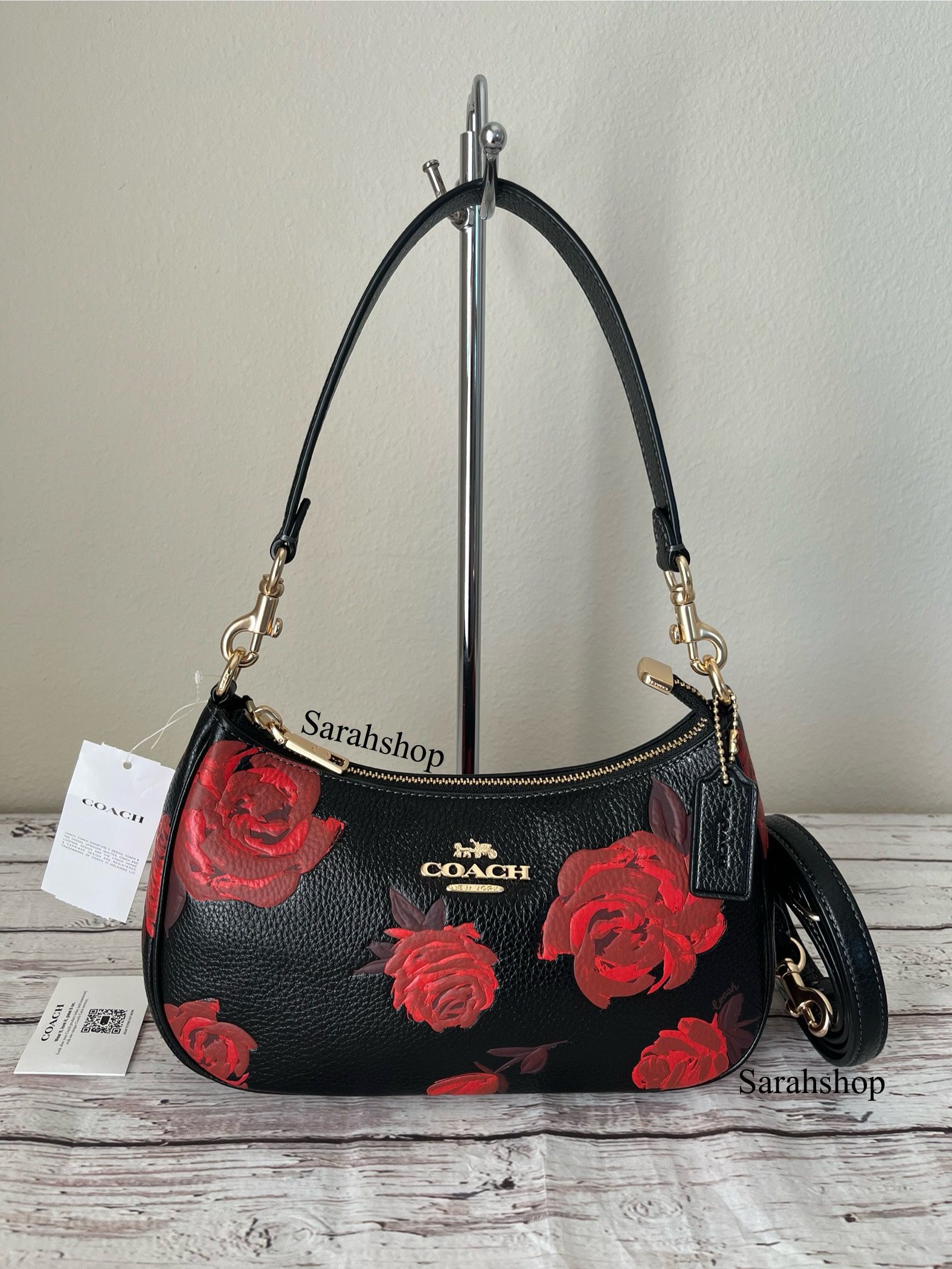 Coach Teri Shoulder Bag With Floral Print