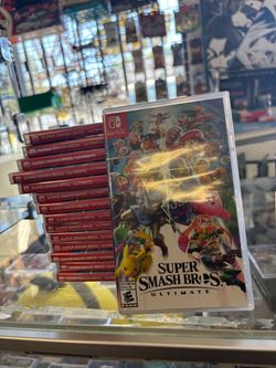 Nintendo switch super smash Bros ultimate game brand new