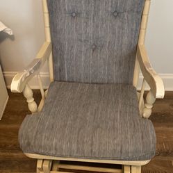 Glider Rocking Chair With Cushions 