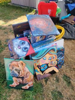 Acrylic paintings