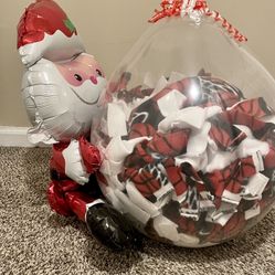 Santa And Party Balloons Gift Creations 