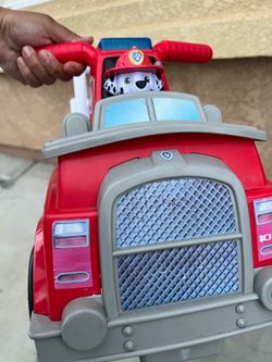 Paw patrol Marshall ride on truck