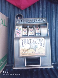 Vintage Bonanza Savings Bank Slot Machine Toy