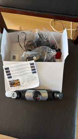 Triple Lens Dash Cam with Accessories