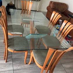 Copenhagen Glass Kitchen Table