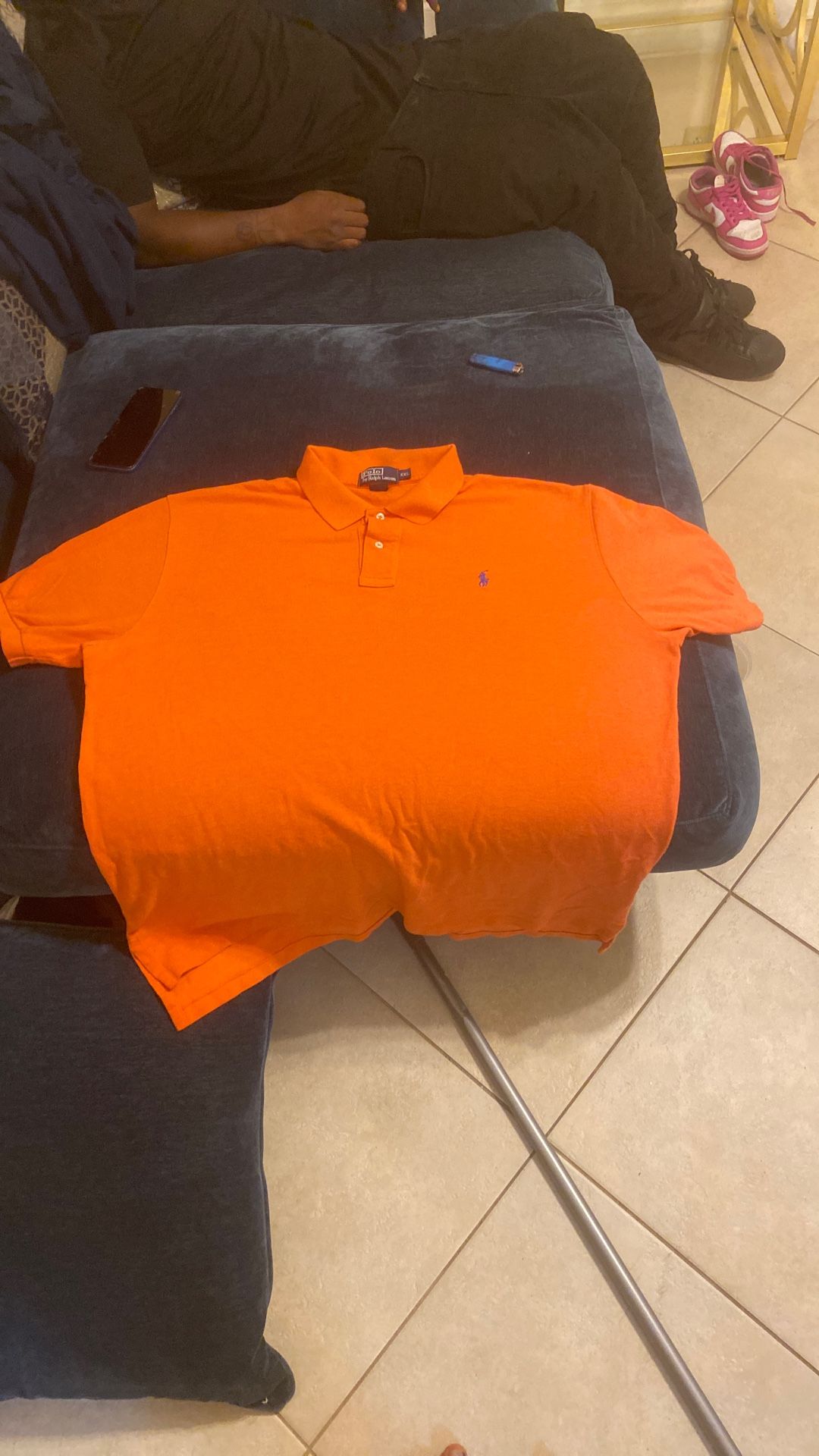 Orange Polo Ralph Lauren Shirt
