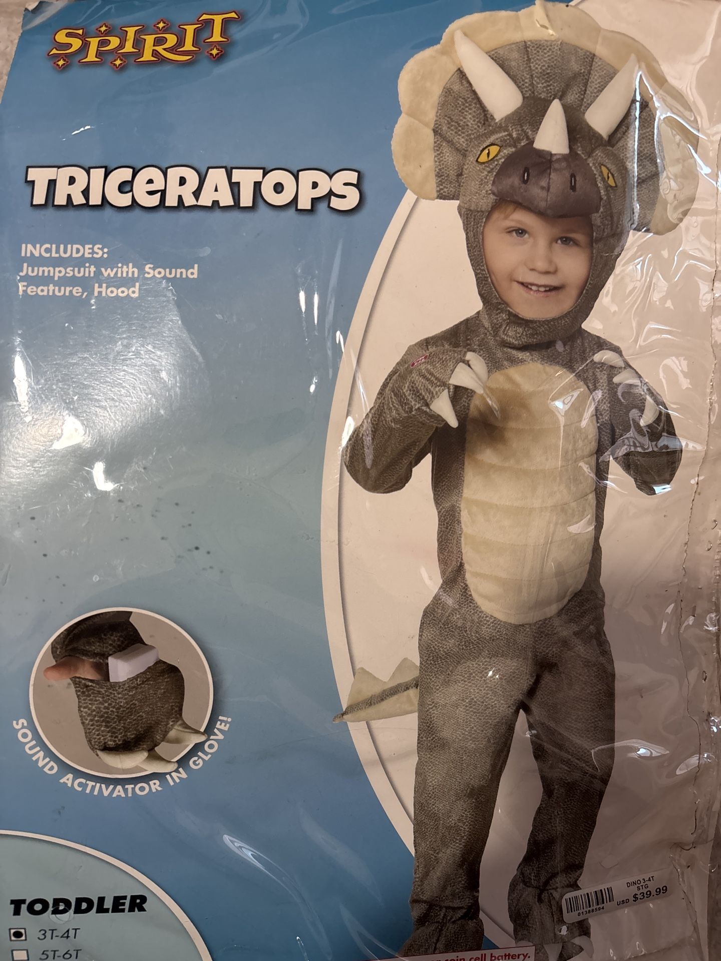 Triceratops Costume