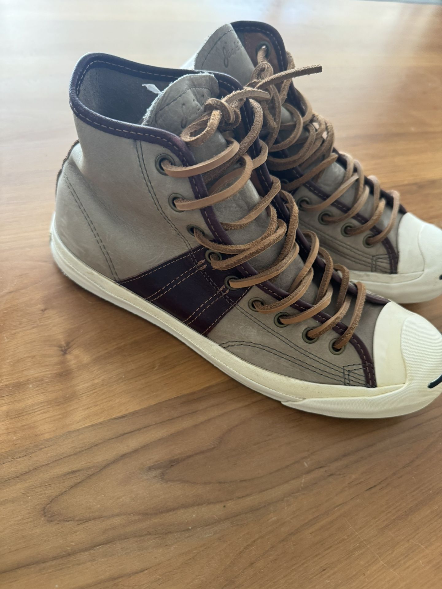 Jack Purcell Full Leather Hi Tops