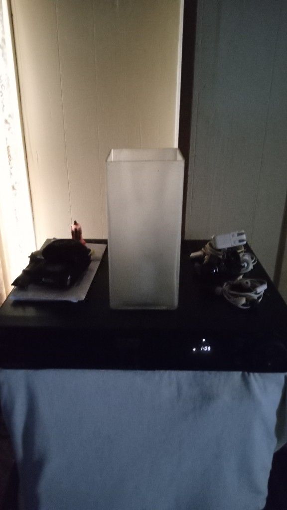 Ikea Square Glass Lamp Frosted