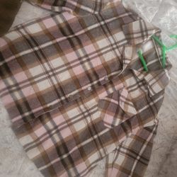 Ladies Flannel Jacket 4X