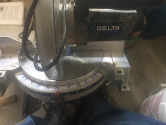 Delta 10inch shop master compound miter saw and A HWI miterbox
