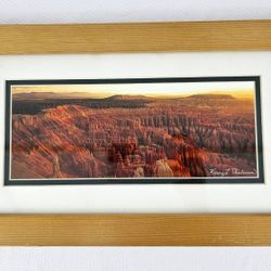 Vintage Bryce Canyon Hoodoos Utah Inspiration Point Art