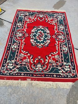 Antique French Rug 5" 7 "X8'