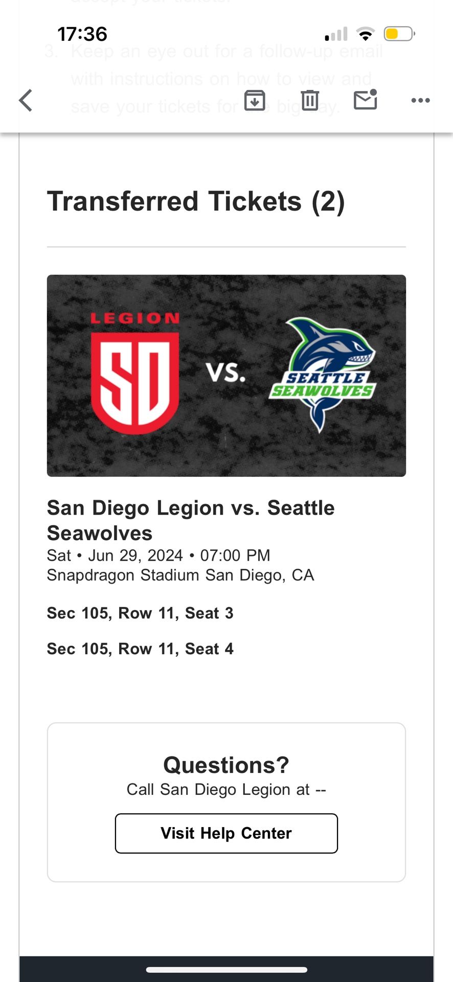 San Diego Legion Tickets- Professional Rugby