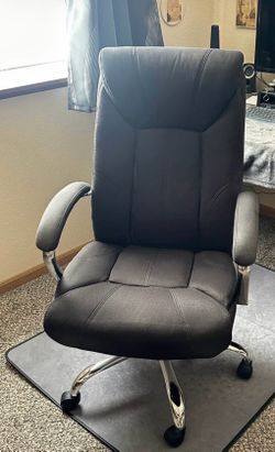 NEW In Box - Vinsetto Velvet Office Chair - Light Gray (6 Available)