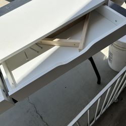 IKEA Shelves And A Vanity 