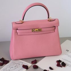 HERMES Kelly 25 Epsom 2WAY Shoulder Hand Bag