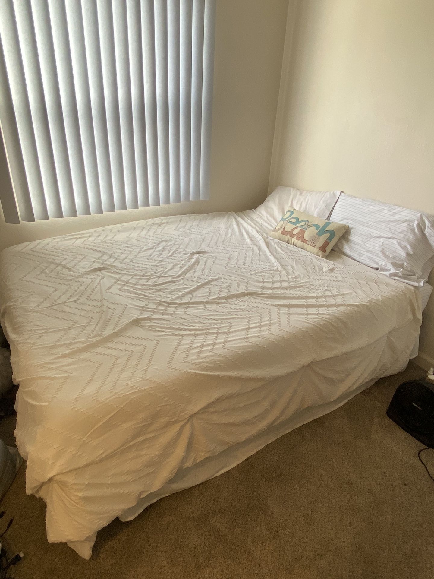 Full Sized Mattress/Box Spring/Bed Frame