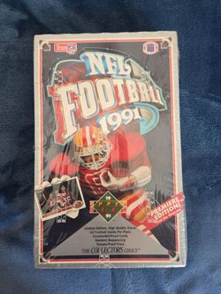 1991 Upper Deck Premier Edition Football Box Factory Sealed 36 Pack Find Montana