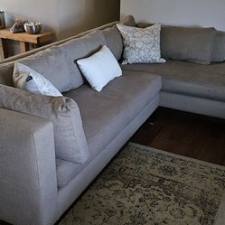Crate and Barrel sectional