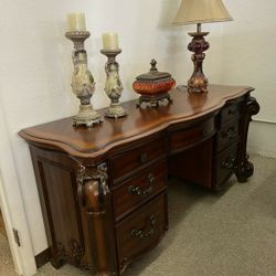 NEW Cherry Brown Traditional Office Desk