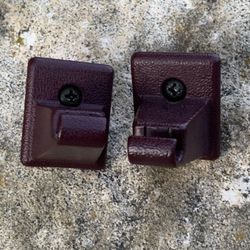  GMC CHEVY Tahoe, Silverado,Yukon SUN VISOR CLIPS OEM COLOR: Burgundy