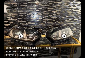 2026 BMW 228 OEM BMW F70 F74 LED Headlights Pair - 1 Series 2025+ / 2 Series Gran Coupe - Valeo 5A32B61 5A32B62 (Complete Set)