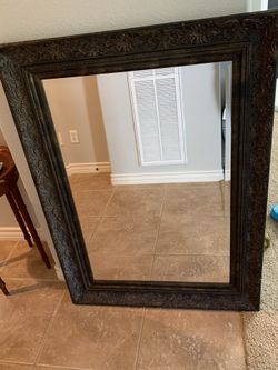 Large HEAVY ornate mirror