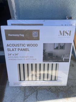 Wood slat panels