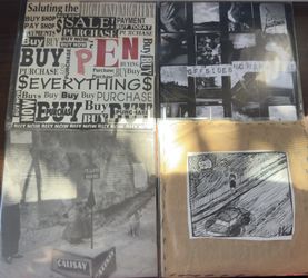 8 Random Punk Rock 45 RPM Vinyl Records