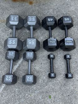 Hex Dumbbell Set