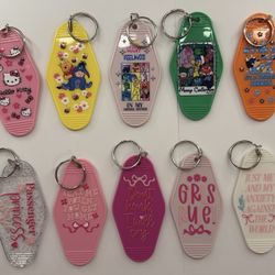 Motel Keychains 