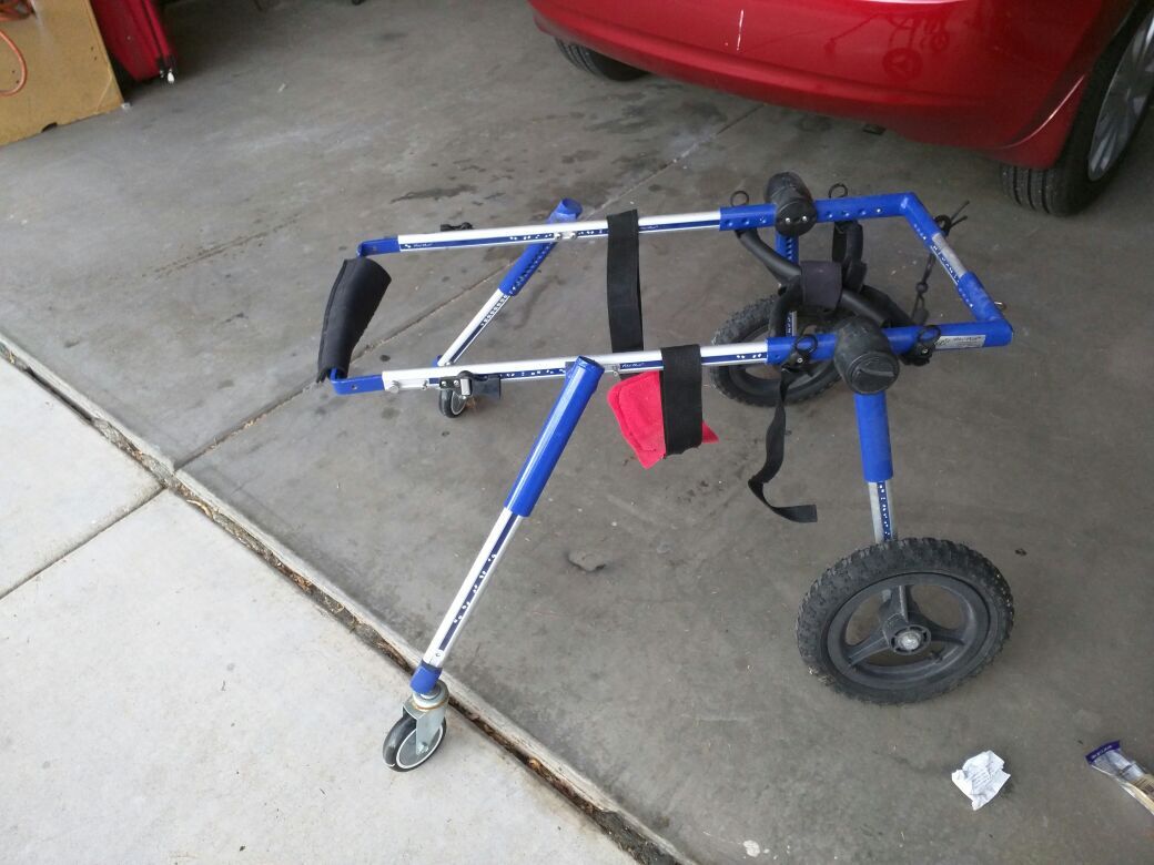 Dog wheelchair for handicap pets