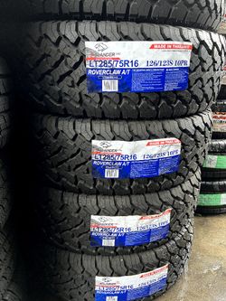 LT285/75/16 A/t New Tires #4 Atlander Mount & Balance // 4 llantas nuevas todo terreno Instaladas Y Balanceadas