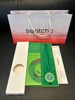 Royal Pop Green Eight AP x Swatch SSX03G100N