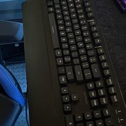 Black Web Rgb Keyboard And E-cobra Gaming Mouse 