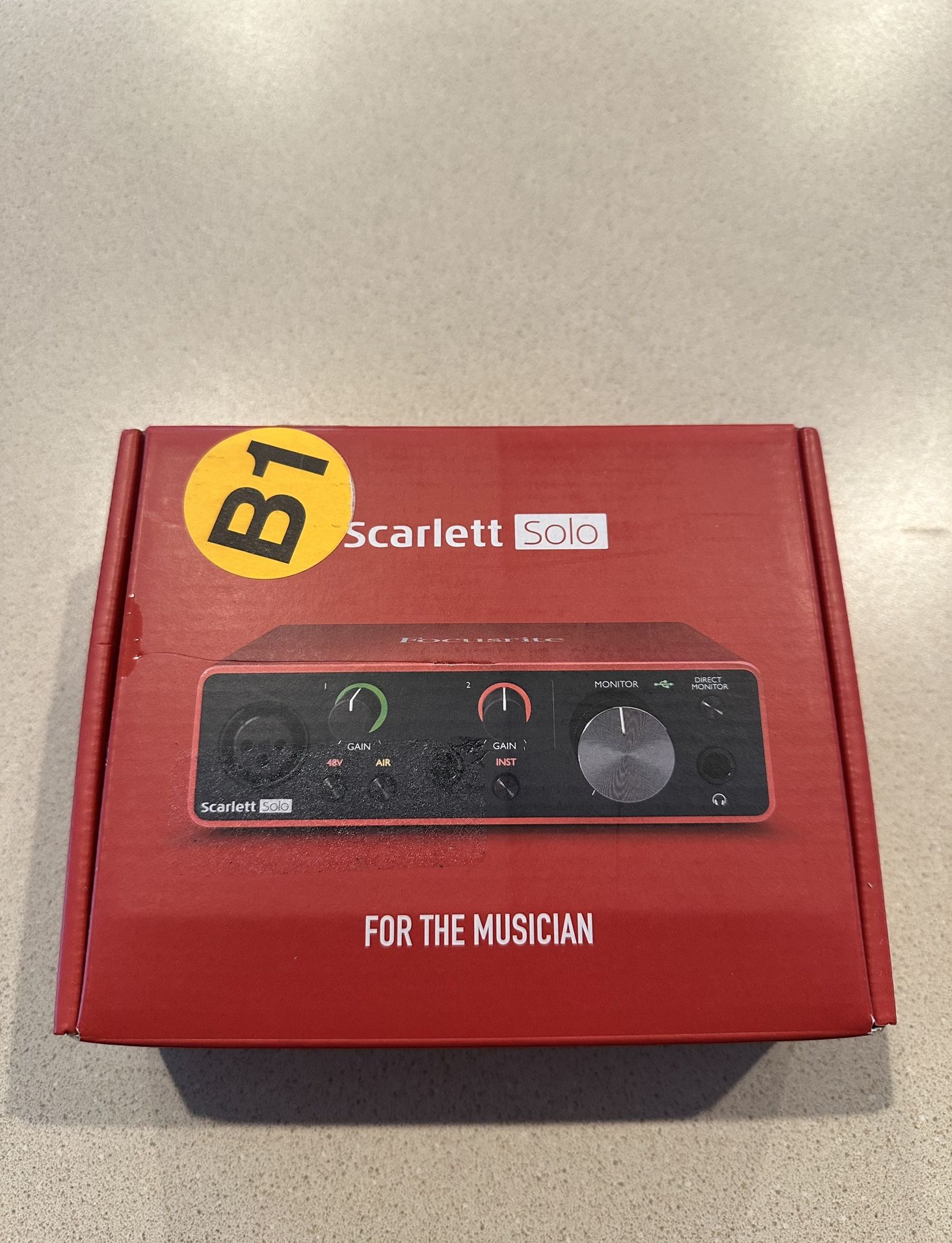 Scarlett Solo 3rd Gen Audio Interface (Unopened)