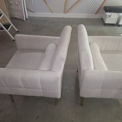 Used White Chairs Plush