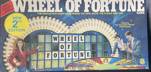 Wheel of Fortune Board Game #5555 Pressman 1985 Vintage Original 