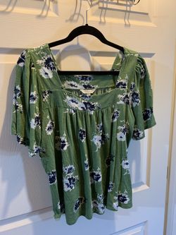 Lucky Brand Floral Blouse XL