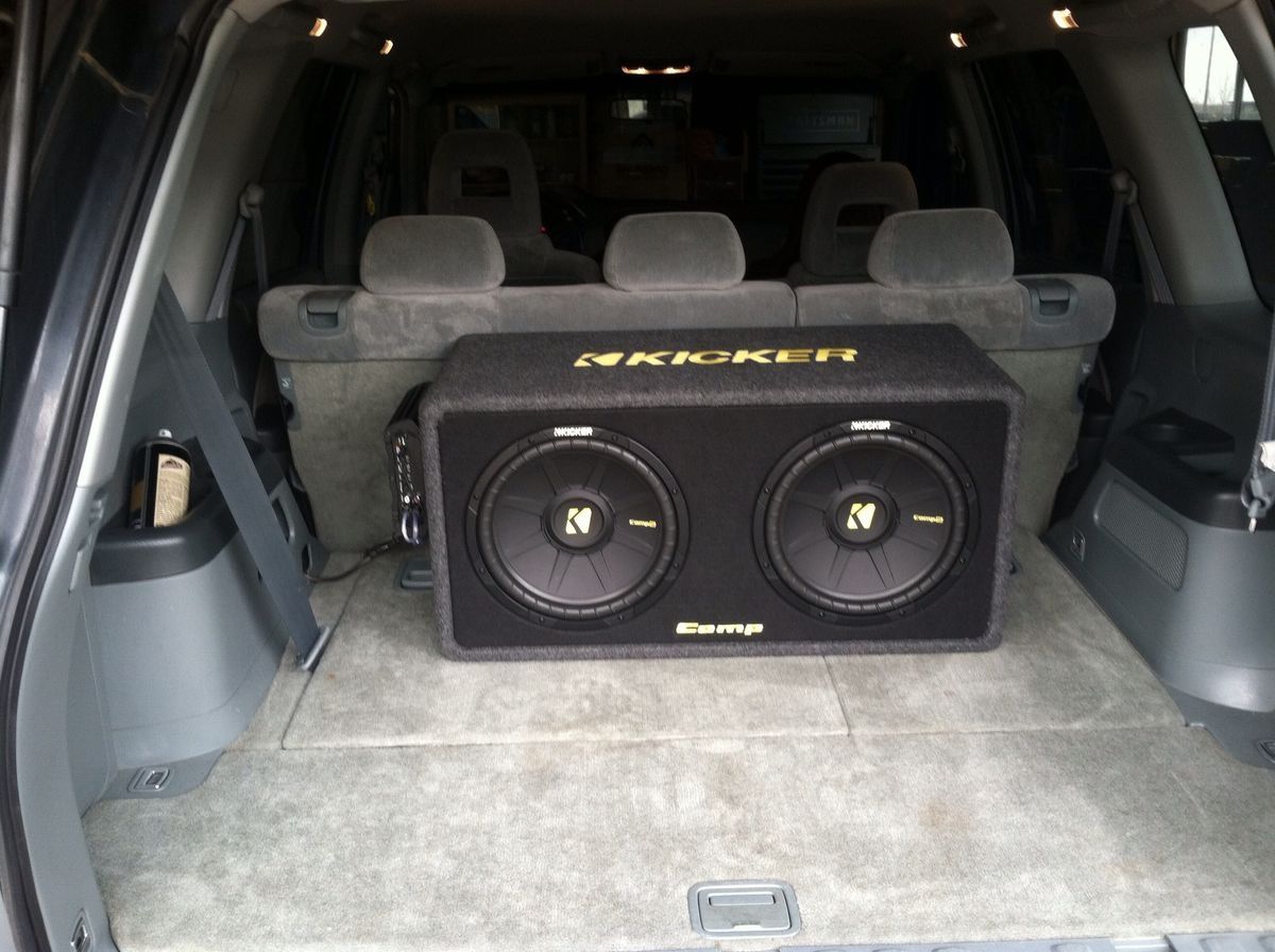 2 12’ Custom Amplifier Subwoofer Ported Box Cheap New Or Used Same Day Install