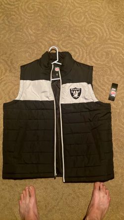 Black silver Raider sleeveless jacket
