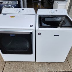 MAYTAG BRAVOS XL WASHER AND ELECTRIC DRYER DELIVERY IS AVAILABLE AND HOOK UP