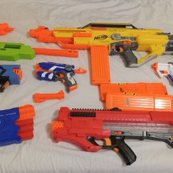 Nerf Guns In Good Condition All Working $75