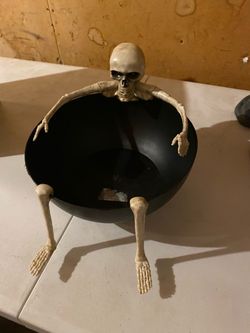 Halloween candy dish