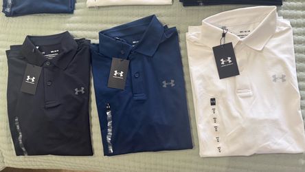 Under Armour Performance Polo Shirts – Size Medium (3-Pack)