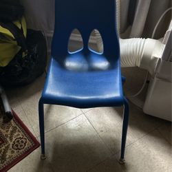Big Kids Blue Chair