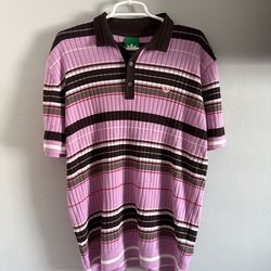 Adidas knit golf polo shirt