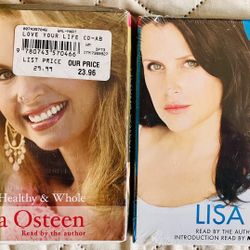 Inspiring BOOKS on CD - NEW Lisa Oz & Victoria Osteen