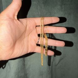 20” Gold Bizmark 3mm 10k